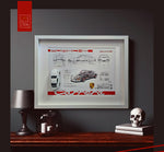 PORSCHE Carrera RS 2.7 rot/weiß