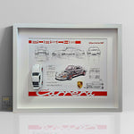 PORSCHE Carrera RS 2.7 rot/weiß