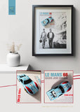 Ford GT40 Modellauto im Le Mans 66 Design