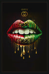 LIPS green/white/red