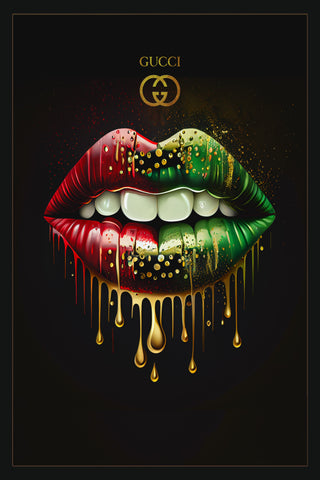 LIPS green/white/red