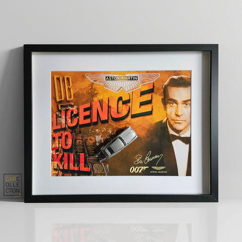Austin Martin DB5 x James Bond x Sean Connery