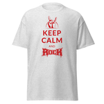 Keep Calm and Rock Herren-Shirt