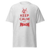 Keep Calm and Rock Herren-Shirt