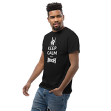 Keep Calm and Rock Herren-Shirt
