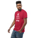 Keep Calm and Rock Herren-Shirt