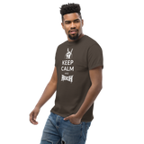 Keep Calm and Rock Herren-Shirt