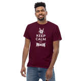 Keep Calm and Rock Herren-Shirt