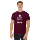 Keep Calm and Rock Herren-Shirt