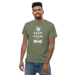 Keep Calm and Rock Herren-Shirt
