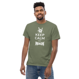 Keep Calm and Rock Herren-Shirt