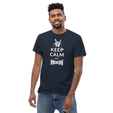Keep Calm and Rock Herren-Shirt