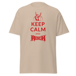 Keep Calm and Rock Herren-Shirt
