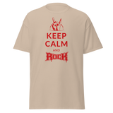 Keep Calm and Rock Herren-Shirt