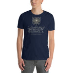 Doppeladler Zungenkuss AEIOU Standard Unisex-Shirt