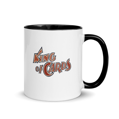 King of Cards in Retro Schrift