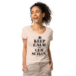 Keep Calm und geh sch**n Damenschirt