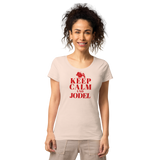 Keep Calm und Jodel Damenshirt