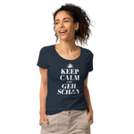 Keep Calm und geh sch**n Damenschirt