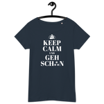 Keep Calm und geh sch**n Damenschirt