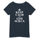 Keep Calm und geh sch**n Damenschirt