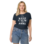 Keep Calm und Jodel Damenshirt