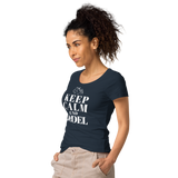 Keep Calm und Jodel Damenshirt