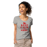 Keep Calm und Jodel Damenshirt