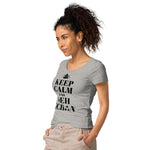Keep Calm und geh sch**n Damenschirt