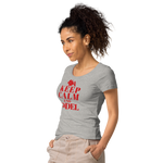 Keep Calm und Jodel Damenshirt