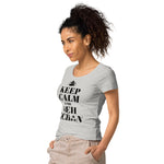 Keep Calm und geh sch**n Damenschirt
