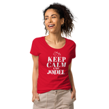 Keep Calm und Jodel Damenshirt