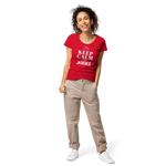 Keep Calm und Jodel Damenshirt