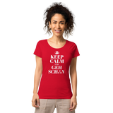 Keep Calm und geh sch**n Damenschirt