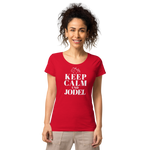 Keep Calm und Jodel Damenshirt