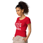 Keep Calm und Jodel Damenshirt