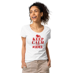Keep Calm und Jodel Damenshirt