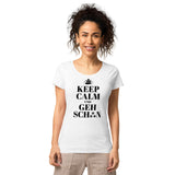 Keep Calm und geh sch**n Damenschirt