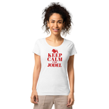Keep Calm und Jodel Damenshirt