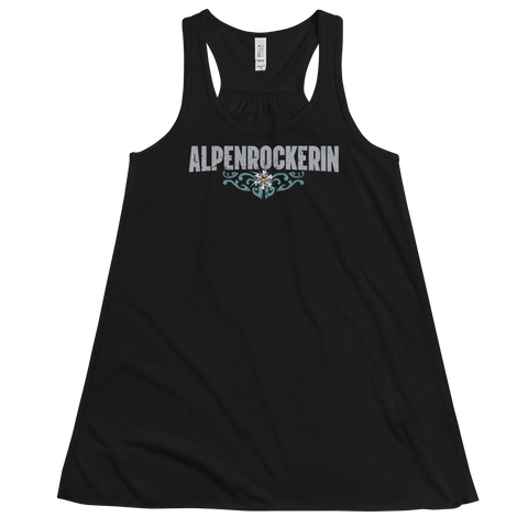Alpenrockerin Flowy-Racerback-Tank-Top für Damen