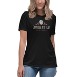 Grantige alte Frau / Lockeres Damen-T-Shirt