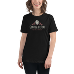 Grantige alte Frau / Lockeres Damen-T-Shirt