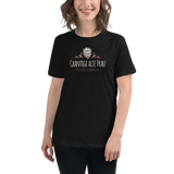 Grantige alte Frau / Lockeres Damen-T-Shirt