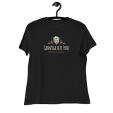Grantige alte Frau / Lockeres Damen-T-Shirt