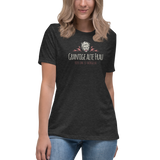 Grantige alte Frau / Lockeres Damen-T-Shirt
