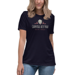 Grantige alte Frau / Lockeres Damen-T-Shirt
