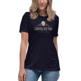 Grantige alte Frau / Lockeres Damen-T-Shirt