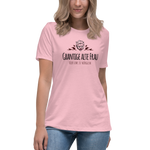 Grantige alte Frau / Lockeres Damen-T-Shirt