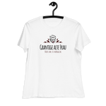 Grantige alte Frau / Lockeres Damen-T-Shirt