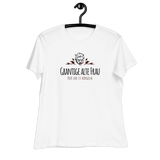 Grantige alte Frau / Lockeres Damen-T-Shirt